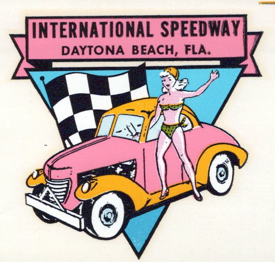 (image for) Daytona Beach II Vintage Vacation Stickers